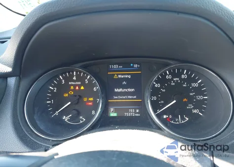 2018 Nissan Rogue Sv z USA, uszkodzony, nr VIN 5N1AT2MV1JC786982